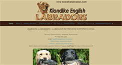 Desktop Screenshot of klondikelabradors.com